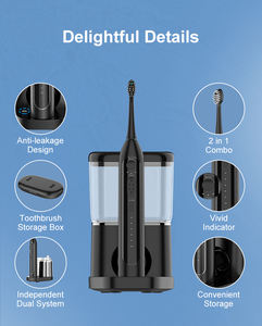 Flosser de agua eléctrico doméstico de 500ML con cabezales de <span class=keywords><strong>cepillo</strong></span> y 5 modos para limpieza de dientes IP7 resistente al agua para <span class=keywords><strong>irrigador</strong></span> bucal - Product Image 6