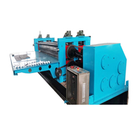 Máquina de fabricación de rollos de lámina de techado corrugado, tipo barril