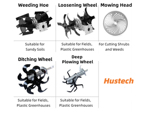 Débroussailleuse à essence industrielle sans fil 52cc 2 temps avec roues - Product Image 4