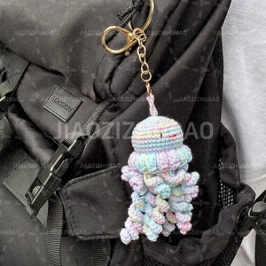 Muñecos de Ganchillo Hechos a Mano al por Mayor, Se Aceptan Personalizaciones, Llaveros de <span class=keywords><strong>Pulpo</strong></span> Coloridos <span class=keywords><strong>para</strong></span> Navidad, Halloween, Fiestas de Cumpleaños - Product Image 5
