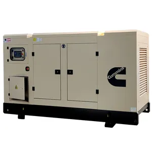 Fabrika fiyat 58KW 64KW 80 KW 100KW 120KW jeneratör Cummins sessiz tarzı dizel jeneratör