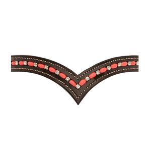 Browbands de créateur haut de gamme en cuir véritable de haute qualité imperméable élégant fantaisie haut tendance accessoire d'équitation - Product Image 3