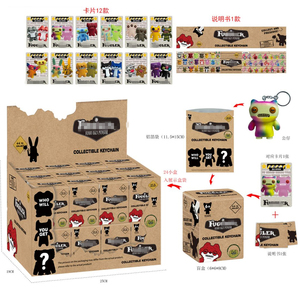 24 unids/set serie Monster laboratorio figuras coleccionables colgante juguetes decorativos muñeca fea cajas ciegas - Product Image 1