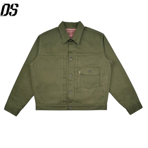 Ensemble deux pièces pour <span class=keywords><strong>homme</strong></span>, veste en denim brut japonais, tenues en denim brut <span class=keywords><strong>vert</strong></span>, veste en denim brut selvedge, costume, fabricants de <span class=keywords><strong>jeans</strong></span> sur mesure - Product Image 3
