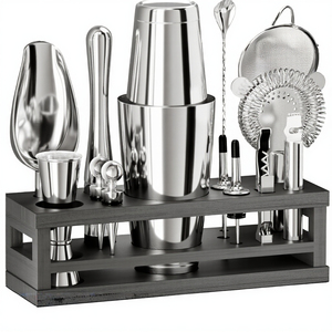 Stainless Steel Bar <b>Set</b> Minimalist Design Durable <b>Cocktail</b> Tools for Barware - Product Image 3