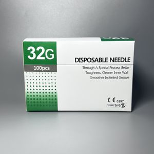 Microcánula Médica Desechable de Longitud Ajustable, Aguja Afilada de 30g 4mm/<span class=keywords><strong>8mm</strong></span> para Inyección Cutánea - Product Image 1