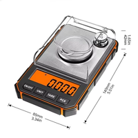 Balance électronique numérique portable en acier inoxydable de haute qualité, très vendue, avec une précision de 50 g/0,001 g pour la pesée de bijoux