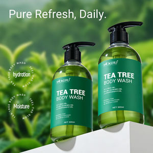 <span class=keywords><strong>Gel</strong></span> <span class=keywords><strong>Douche</strong></span> Purifiant et Rafraîchissant à l'Huile d'Arbre à Thé MOKERU, <span class=keywords><strong>Antiseptique</strong></span> Naturel, Nettoyage en Profondeur, 500ml - Product Image 2