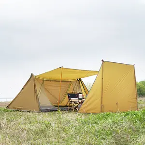 T047 сверхлегкое солнцезащитное укрытие для 2 человек четырехсезонная палатка для кемпинга на открытом воздухе водонепроницаемая