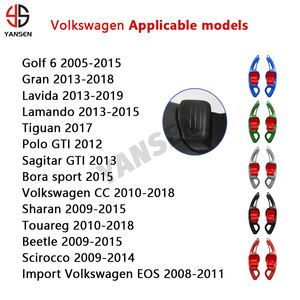 ABS DSG Shift Paddle per <span class=keywords><strong>VW</strong></span> Golf 5 MK5 GOLF 6 MK6 gti <span class=keywords><strong>Tiguan</strong></span> CC Beetle Shift Shift parti del volante - Product Image 2