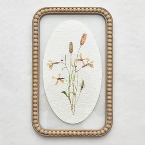 Marco de cuentas de <span class=keywords><strong>madera</strong></span> pintura decorativa arte de pared impresión, flor minimalista botánico francés <span class=keywords><strong>Vintage</strong></span> dormitorio pintura decorativa - Product Image 4