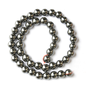 Handmade Natural Stone <strong>Beads</strong> High Quality round <strong>Black</strong> Hematite &amp; Magnetite <strong>Beads</strong> for DIY Jewelry Crystal Lampwork &amp; Glass <strong>Beads</strong> - Product Image 6