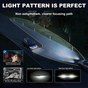 30W a5a loạt tự động dẫn xe đèn pha 12V phổ CANBUS H4 đèn nâng cấp bóng đèn halogen 9007 9006 phổ xe phần - Product Image 5