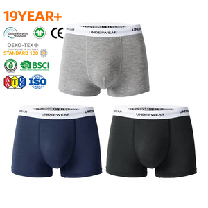 Custom Bamboo Breathable Intimate <strong>for</strong> <strong>Men</strong> Organic Cotton <strong>Mens</strong> Underpants Plus Size Underwear Soft Man Briefs Boxer Shorts <strong>Trunks</strong> - Product Image 1