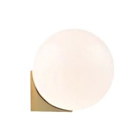 Lampu Dinding LED Minimalis Nordik dengan Bola Kaca untuk Koridor Kamar Tidur Lampu Dinding Samping Tempat Tidur