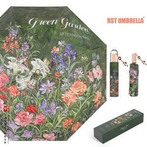 Sombrilla de Doble Capa de Alta Calidad con Protección UV RST, Moderna para Mujer, con Bolso y Caja de Regalo - Product Image 2
