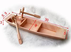 Modellino di <span class=keywords><strong>Barca</strong></span> <span class=keywords><strong>da</strong></span> <span class=keywords><strong>Pesca</strong></span> Artigianale <span class=keywords><strong>in</strong></span> Legno Naturale, Decorazione per Casa e Ristorante, Idea <span class=keywords><strong>Regalo</strong></span> - Product Image 4