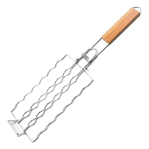 Cestello <span class=keywords><strong>per</strong></span> Griglia in Acciaio Inox, Accessorio <span class=keywords><strong>per</strong></span> <span class=keywords><strong>Barbecue</strong></span>, Griglia <span class=keywords><strong>per</strong></span> Hot Dog - Product Image 1