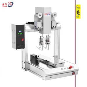 Nouvelle machine à <span class=keywords><strong>souder</strong></span> automatique Jinma pour usine de fabrication, mouvement 3 axes, vitesse 300 mm/s, contrôle par écran LCD, programmable 999 - Product Image 2