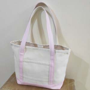 Grand sac fourre-tout en toile de coton personnalisé avec poignée en corde, sac à bandoulière réutilisable avec fermeture éclair et poches pour hommes - Product Image 5