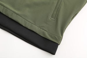 Chaqueta Bomber delgada personalizable de poliéster 100% para hombre, abrigo informal con cierre de cremallera, abrigo de moda para Primavera/otoño - Product Image 5