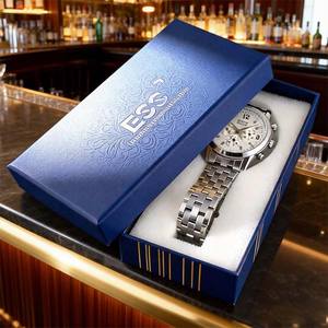 Caja de Embalaje de Reloj de Cartón de Papel de Lujo para Parejas, Personalizada al por Mayor, Económica, para Hombre y Mujer, para Regalo - Product Image 1