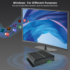 Mini PC Industrial Profesional de Última Generación con I5-1235U/I7-1260P de 12.ª Generación, Win10/11/Linux, Puerto RS485 Com GPIO, Entrada de 9~36V - Product Image 3