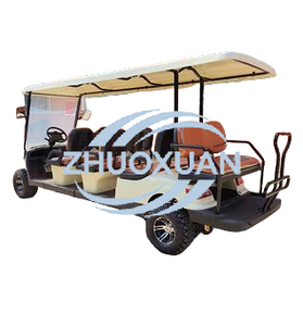 Voiturette de golf électrique 8 places avec jantes en alliage Tongcai pour la montagne, rayures de course scéniques - Product Image 5