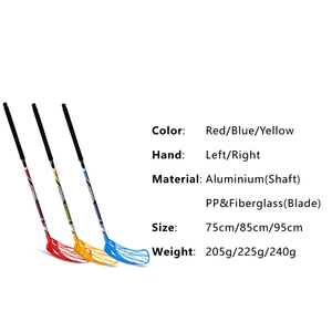 Palos <span class=keywords><strong>de</strong></span> <span class=keywords><strong>floorball</strong></span> <span class=keywords><strong>de</strong></span> aleación <span class=keywords><strong>de</strong></span> aluminio para hockey suave en interiores y <span class=keywords><strong>campo</strong></span> para jugadores <span class=keywords><strong>de</strong></span> hockey sobre hielo y suelo - Product Image 5