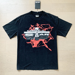 Di tendenza: T-shirt dal design elegante Hell's Star, 100% cotone, ecologica, con stampa retrò, unisex, vestibilità comoda - Product Image 6