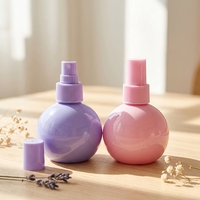 Bouteilles de cosmétiques rondes personnalisées contenants en plastique emballage de bouteille de parfum en vaporisateur de brouillard
