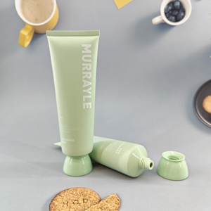 Tubo de Crema Personalizado a Precio de Fábrica, Tubo Cosmético de Plástico, Diseño Personalizado, 100 ml, Color Verde, Tapa en Forma de Lazo, Tubo con Tapa de Rosca - Product Image 3
