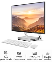 All One 4K pantalla táctil 27/32 pulgadas ordenador SSD Disco Duro LCD 8MP Cámara G + G10 Touch Active Capacitor Pen para Work Play Study