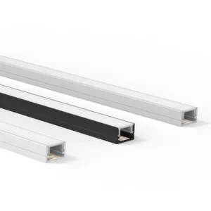 Perfil de aluminio de 12*08mm para tira de iluminación Led, perfil interior, accesorios de iluminación de carcasa de aluminio de alta calidad