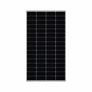 Venta caliente panel solar 100W 200W 300W 250W marco negro medio corte paneles de energía solar 150W precio