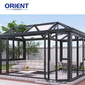 Techo retráctil eléctrico para sala de sol, recinto telescópico para patio, casa moderna de cristal, diseño libre disponible OEM - Product Image 5