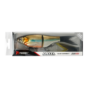 Señuelo de Pesca Articulado NOEBY Swimbait 215S Cola de Goma Dura Perfil de Sábalo Deslizante - Product Image 4