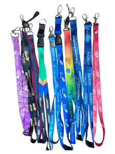 สายคล้องคอโพลีเอสเตอร์พร้อมโลโก้ที่กำหนดเองสายคล้องคู่แบบมีตะขอ - Product Image 6