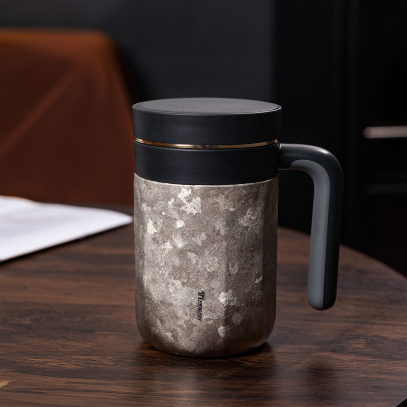 PINKAH New Style Anodized Titanium Flask