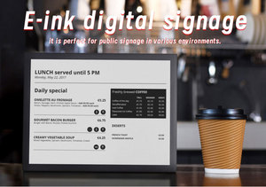 Écran E-Paper de 32 pouces, économie d'énergie, publicité extérieure, écran E-Paper, résolution 2k, monochrome, panneau E-ink - Product Image 6