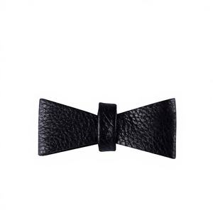 โบว์ผูกคอสุนัขทำมือน่ารัก ปรับแต่งได้ ทำจากไนลอนและโพลีเอสเตอร์ ประดับหมุด |   ของขวัญคุณภาพสูงสำหรับสุนัข สีดำ - Product Image 1