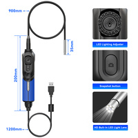 Cámara Endoscópica Impermeable MUCAR E021, Endoscopio USB para Inspección de Motores, Uso Profesional, Certificación CE, Herramientas de Inspección de Automóviles
