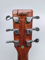 Glossy Finish Folk Guitar with Solid Spruce Top and Mahogany Plywood Body