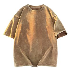 Artisanat vintage en batik, artisanat lavé et vieilli, t-shirts imprimés surdimensionnés en gros, t-shirts à motifs personnalisés, t-shirts avec logo. - Product Image 6