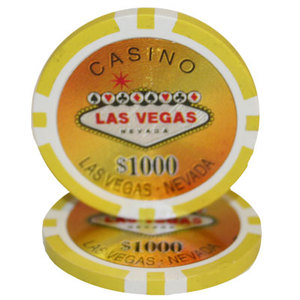 Jetons de poker Las Vegas de haute qualité en argile de 14 grammes avec plateau pour joueurs professionnels - Product Image 2