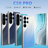 Nuevo Teléfono Inteligente Camon 50 Pro 5G 2026, Pantalla de 7.3 Pulgadas, Octa Core, 16GB+1TB, Android 15, LTE, CDMA, Doble SIM, Desbloqueado, para Juegos