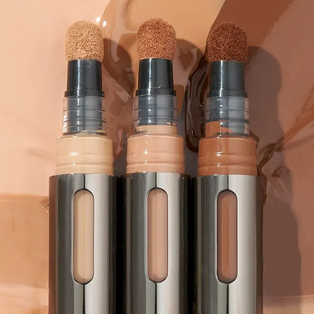 private label high definition concealer julep pen makeup pencil concealer stick tube with brush pen bottle packaging with sponge