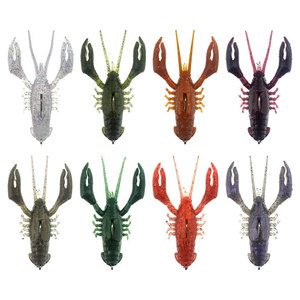 Leurre souple artificiel en silicone SWORDFISH en forme de crevette pour la pêche au bar en rivière et en lac, eau douce/eau salée, leurres d'eau moyenne - Product Image 2