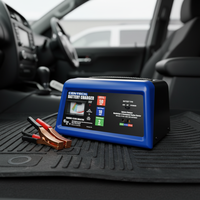 Chargeur de batterie de voiture automatique portable multi-appareils OEM certifié ETL 2/10A 50A 3 étapes 6V/12V/110V avec démarrage du moteur
