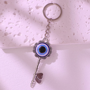 Hamsa mano de Fátima ojos <span class=keywords><strong>del</strong></span> <span class=keywords><strong>diablo</strong></span> mal de ojo llavero amuleto Vintage mal de ojo joyería Hamsa mano esmalte bolsa encantos colgante Decoración - Product Image 6